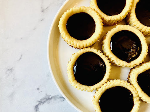 Mini Elderberry Cheesecakes