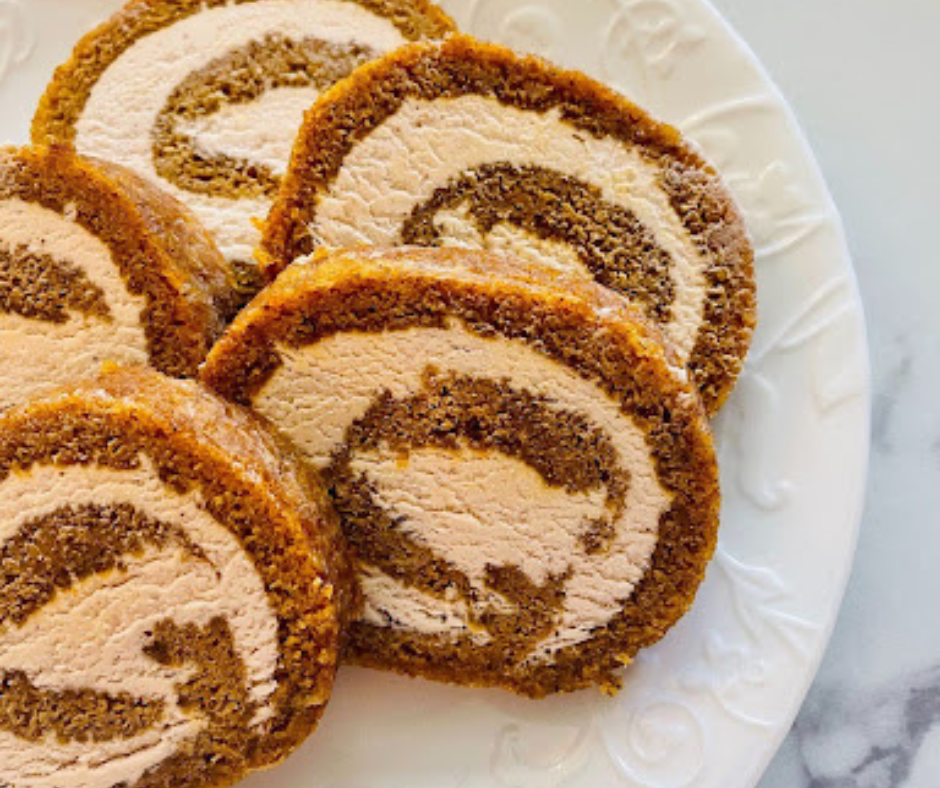 The Best Pumpkin Roll Recipe Ever — With Elderberry Cream Cheese Filling