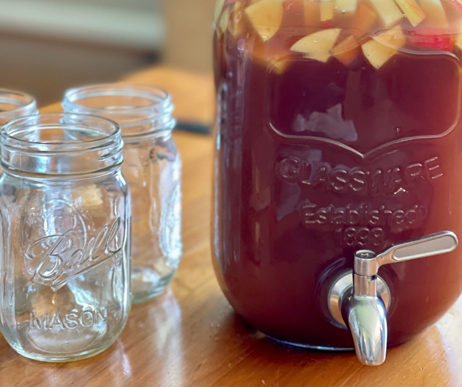 fall elderberry cider sangria