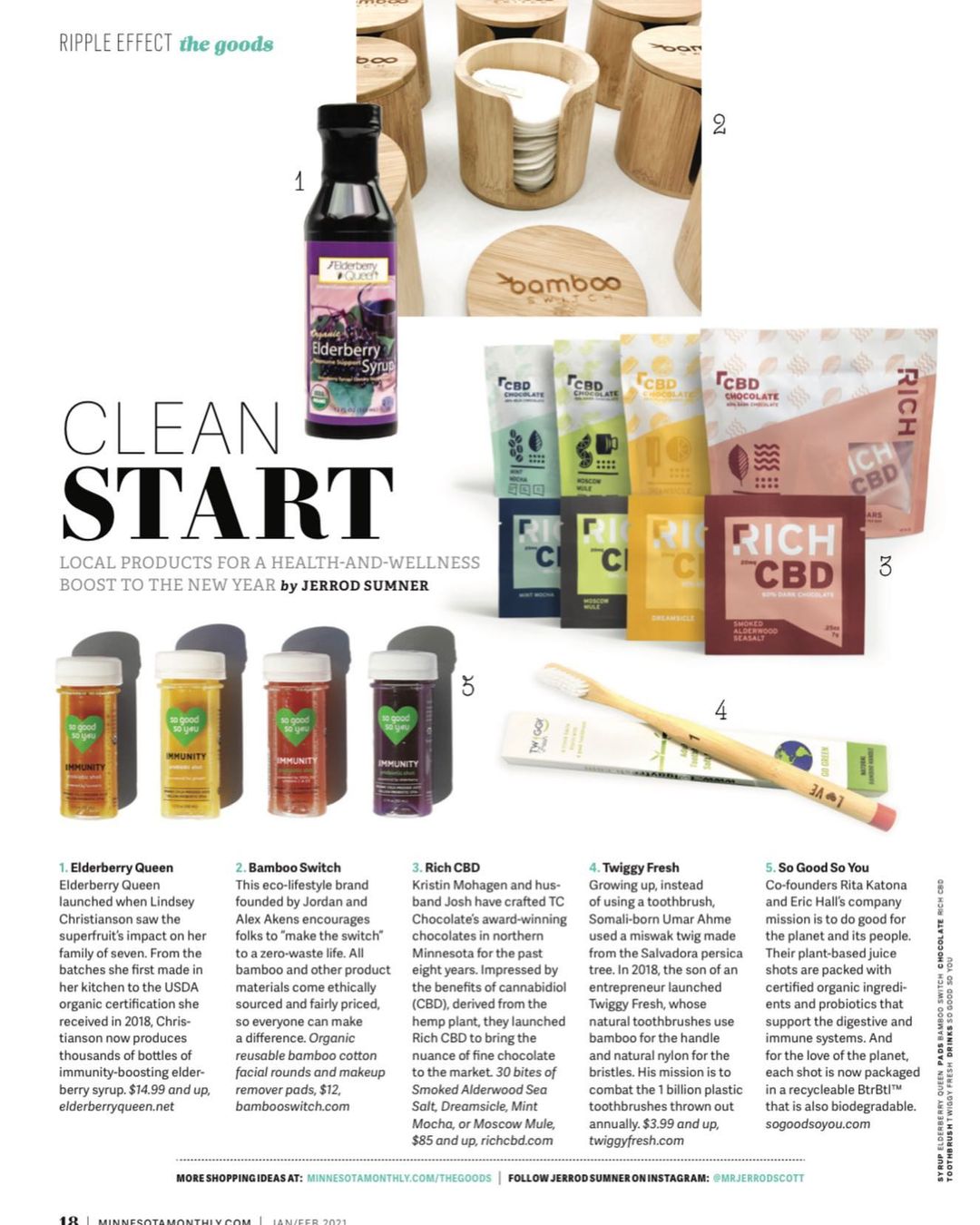 Elderberry Queen in Minnesota Monthly