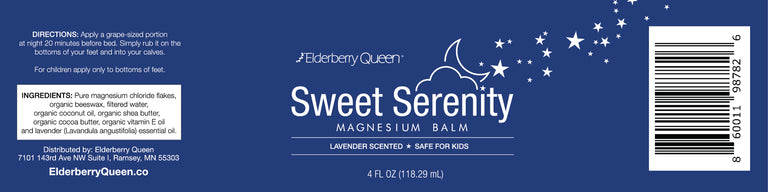 Sweet Serenity Magnesium Balm Unscented- Case of 6