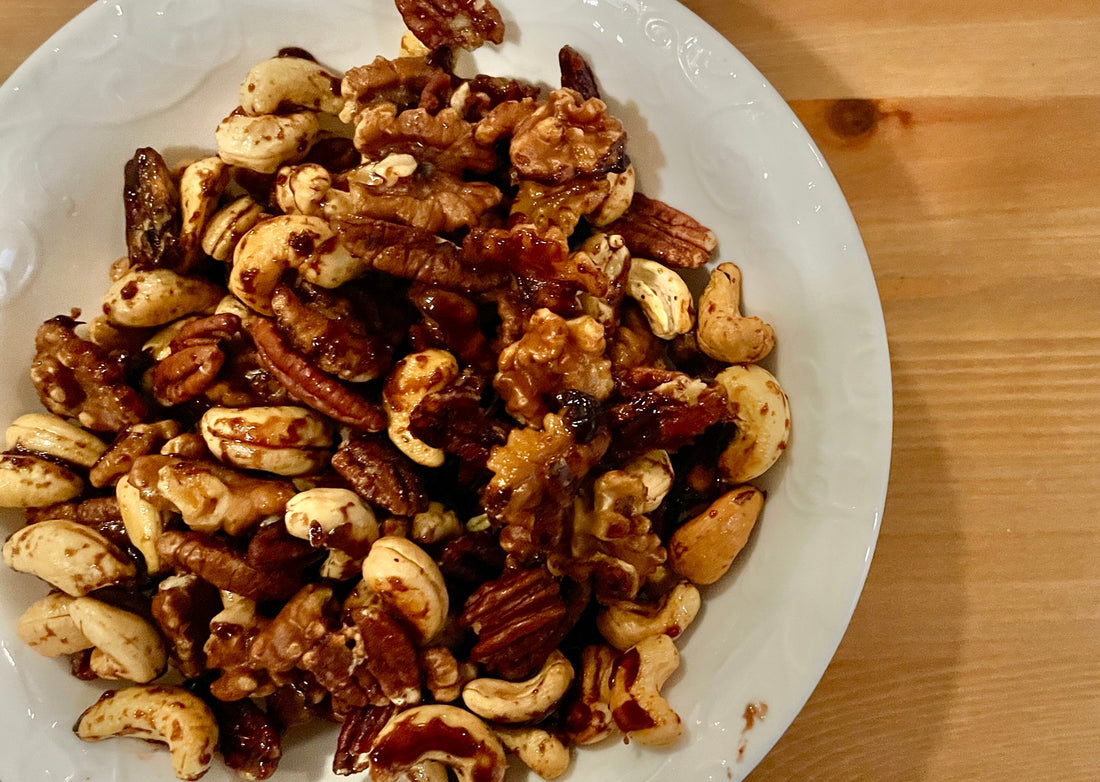 Elderberry Honey-Roasted Mixed Nuts: The Best Salty Snack, Roasted to Perfection