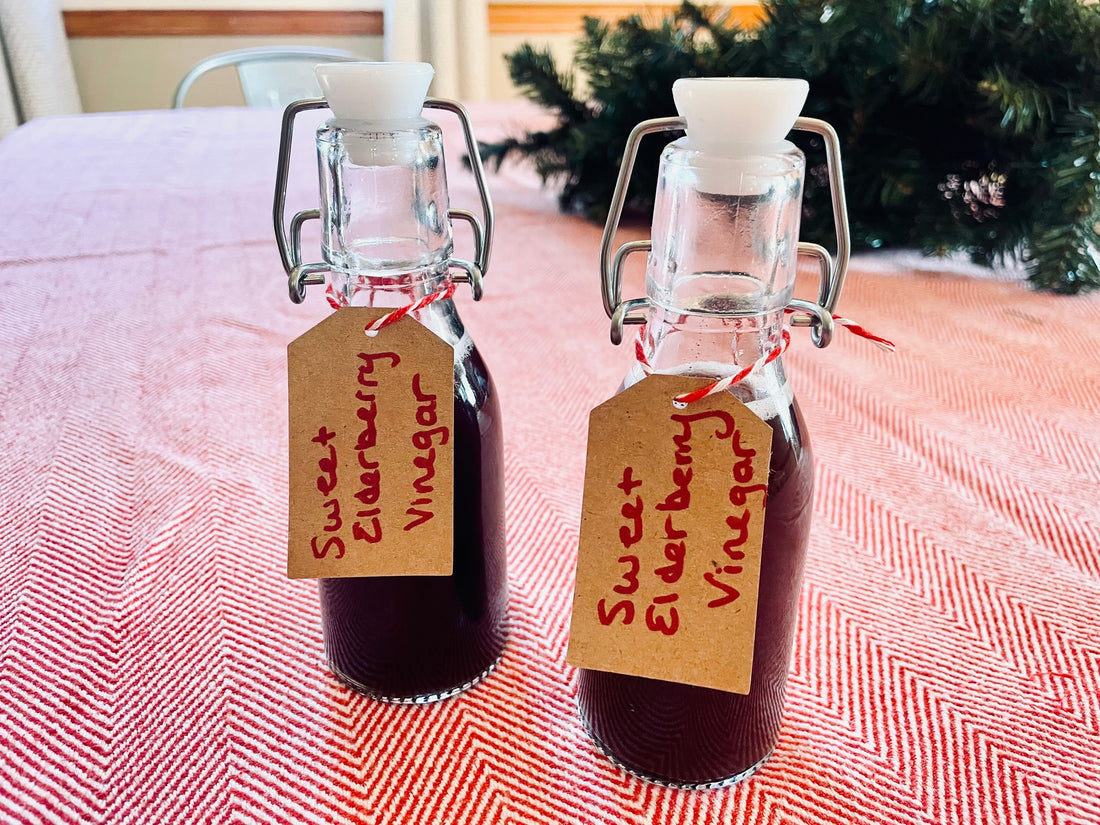 Elderberry Vinegar: A Simple and Healthy Holiday Gift From the Heart