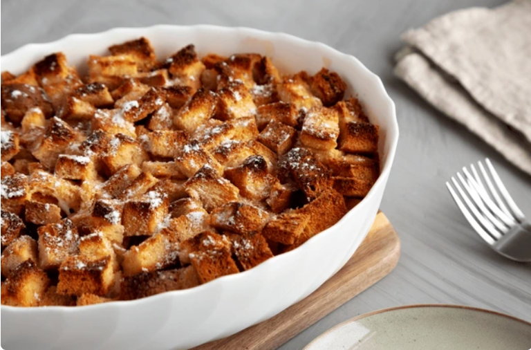 Cinnamon Honey Bread Pudding