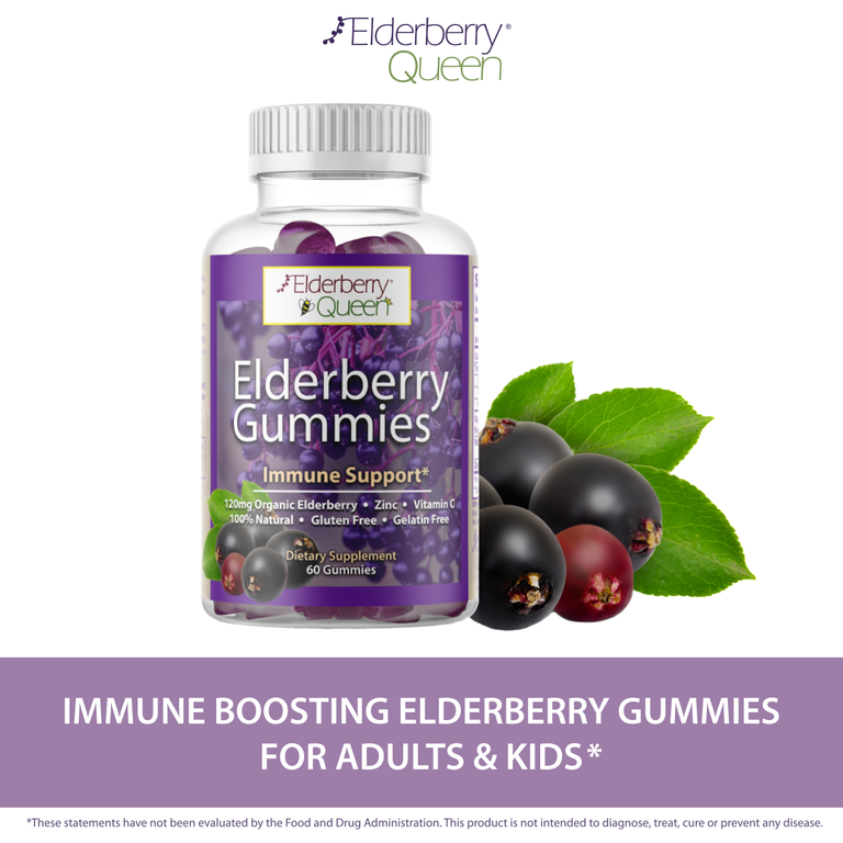 Elderberry Gummies with Vitamin C & Zinc