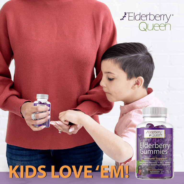 Elderberry Gummies with Vitamin C & Zinc