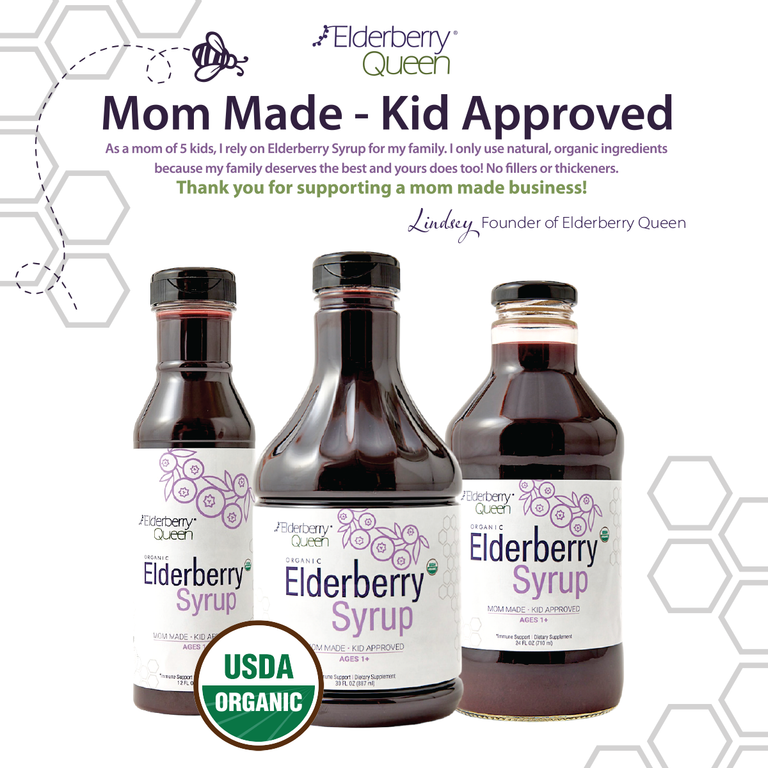 Organic Elderberry Syrup 30 fl oz